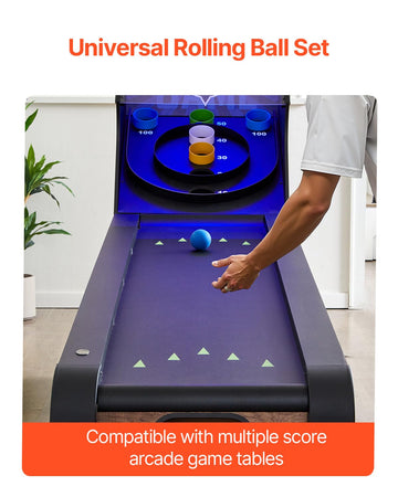 VEVOR Roll and Score Arcade Game Balls Set, 4 Packs Replacement, Widely Compatible, Sky Ball Accessories for Tossing Games, Ideal Present for Adults