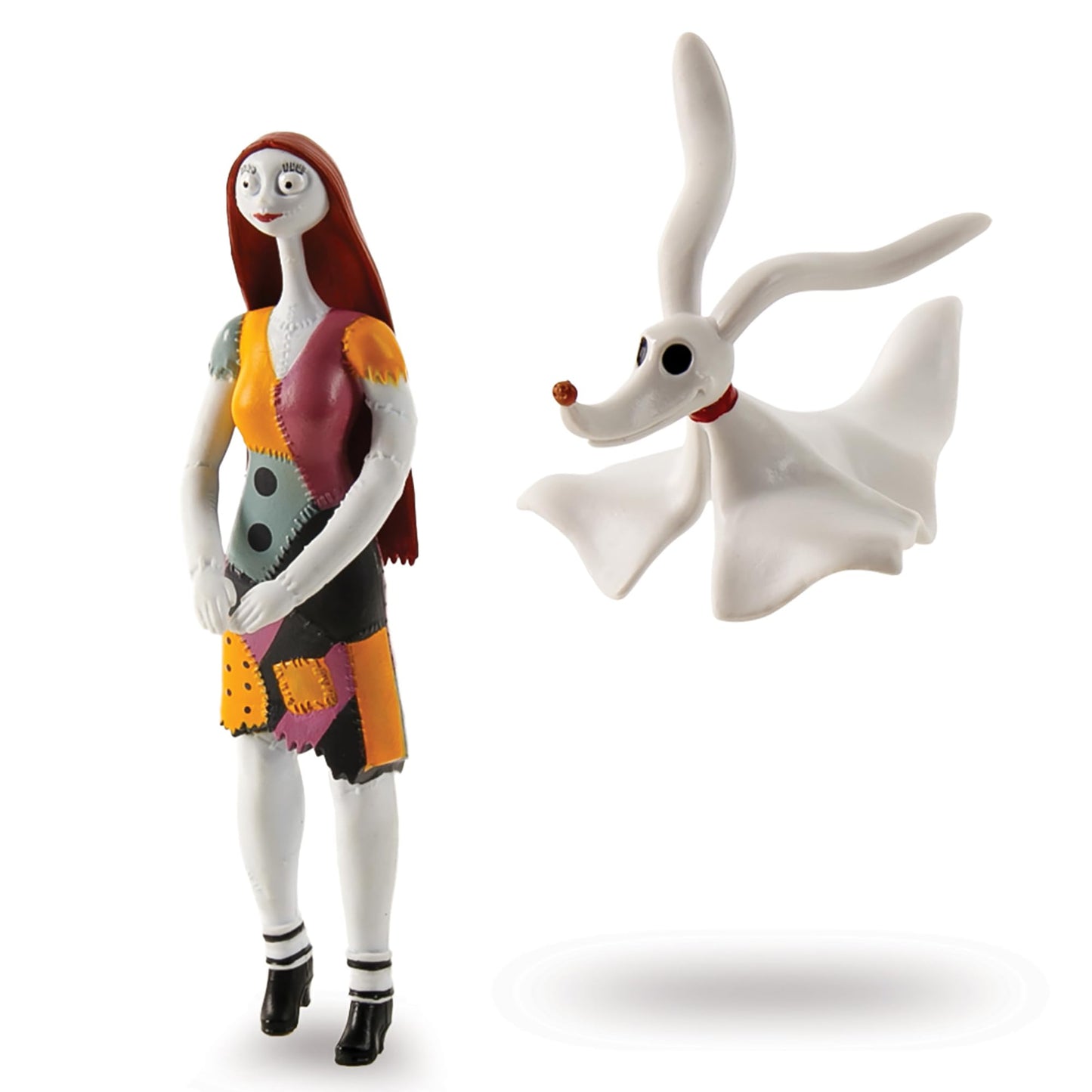 FleXfigs: Nightmare Before Christmas - 4 Character Pack - Articulated Action Figures, Flex It - Pose It!, Collectible Toy Miniatures, Kids Ages 3+