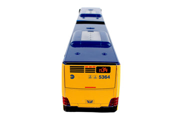 Daron MTA New York City Bus 16" Articulated Bus RT8571 Toy, Blue , Brown