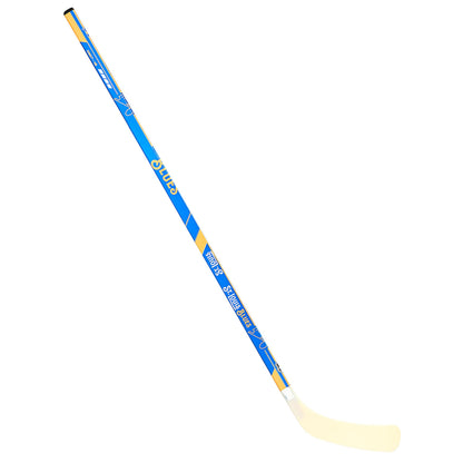 Franklin Sports NHL St. Louis Blues Street Hockey Stick - 48" Junior Right Handed Hockey Stick - NHL Team Jr. Street Hockey Sticks - Fused Wood Hockey