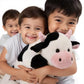 Crillop Weighted Plush Cow Stuffed Animal, 25.6 inches, 5 lbs, Soft Plushie for Kids and Adults (Cow Large)