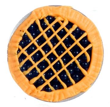 International Miniatures Dollhouse Miniature Home Made Blueberry Pie
