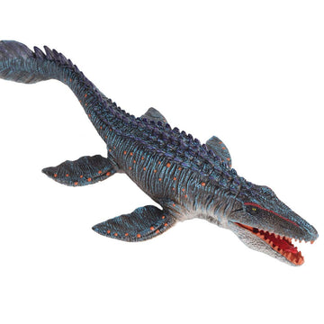 FLORMOON Realistic Animal Figures Mosasaurus Solid Sea Animal Toy, Science Project, Cake Topper, Early Educational Toys Birthday for Toddlers Kids Age