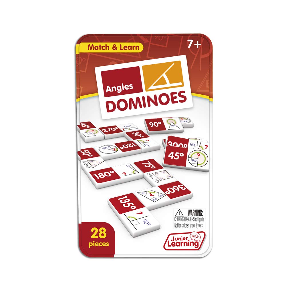 Junior Learning Angles Dominoes Educational Action Games, Multi