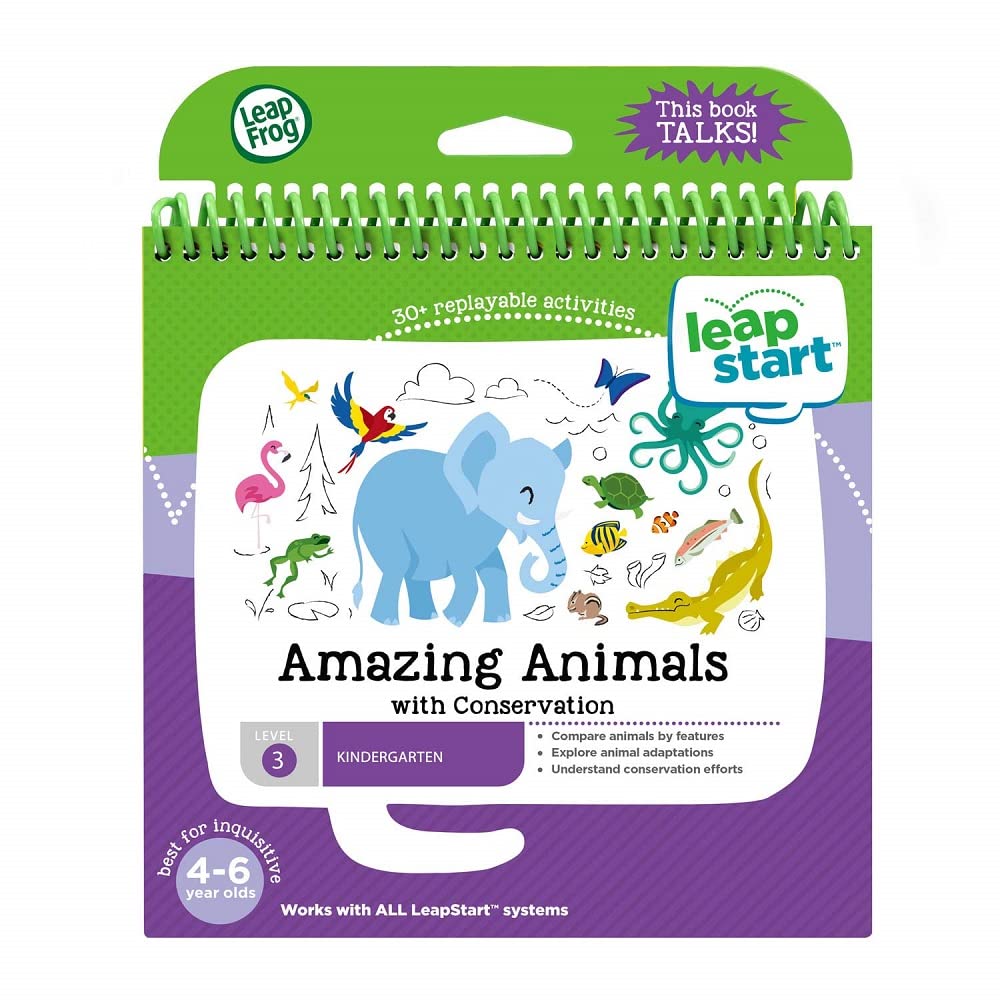 LeapFrog LeapStart Kindergarten Activity Book: Amazing Animals and Conservation