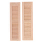 Tachiuwa 6X 2X 12th Mini Windows Shutter Dollhouse Furniture DIY Scene Decoration