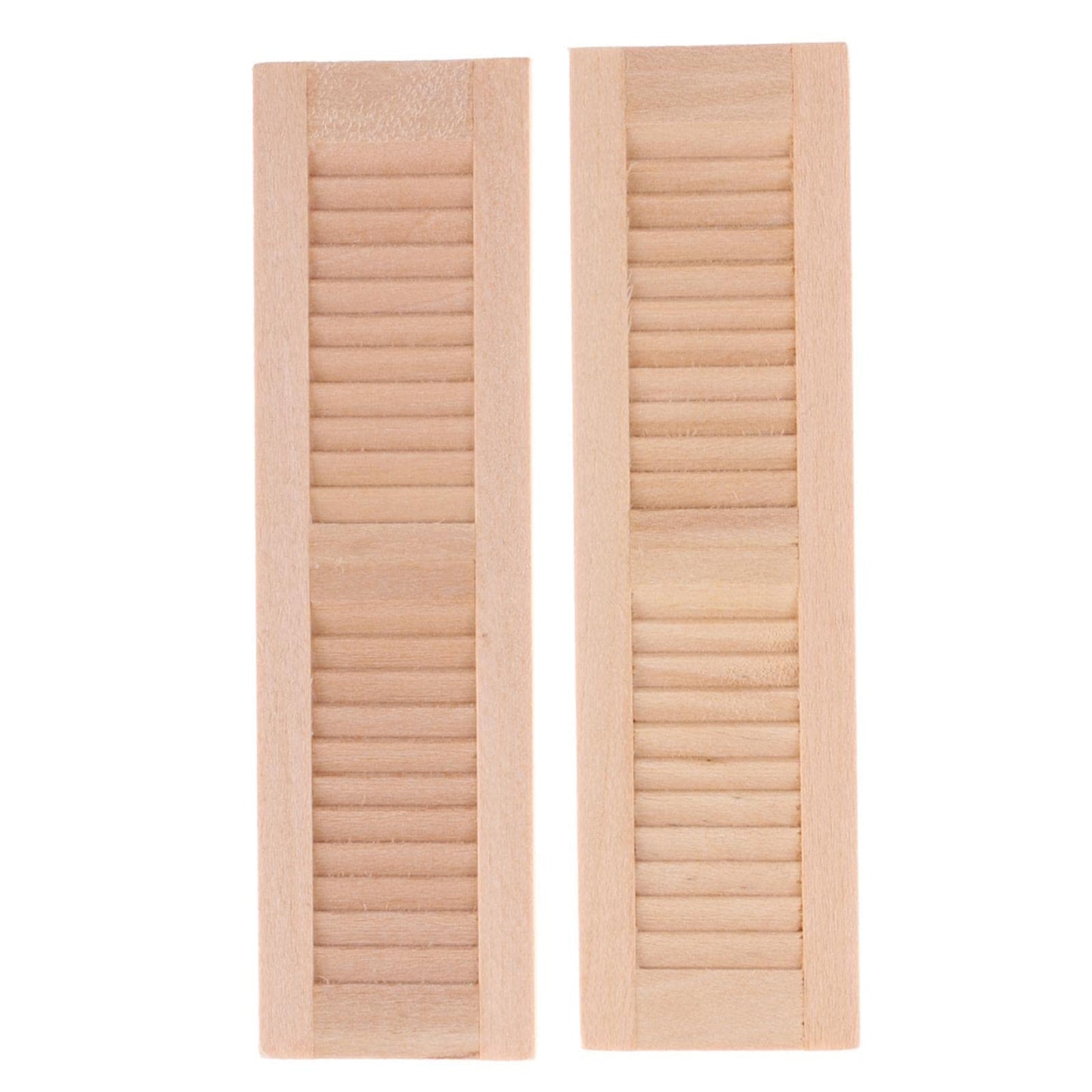 Tachiuwa 6X 2X 12th Mini Windows Shutter Dollhouse Furniture DIY Scene Decoration