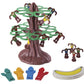 Pressman Jumpin' Monkeys: Catapult Your Monkeys Into The Tree to Win, Multi, 5"