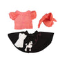 1950`s Inspired Poddle Oufit for 18-Inch Dolls | Premium Quality & Trendy Design | Dolls Clothes