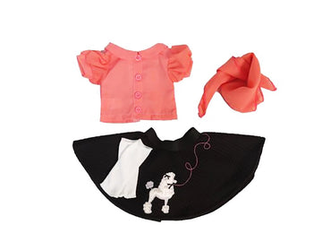 1950`s Inspired Poddle Oufit for 18-Inch Dolls | Premium Quality & Trendy Design | Dolls Clothes