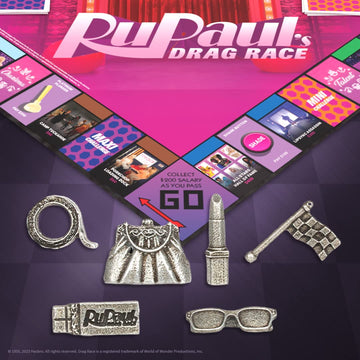 Monopoly RuPaul’s Drag Race | Officially Licensed Collectible Board Game | Play as Checkered Flag, Lipstick, Roll of Duct Tape, and More | Based On