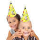 Unique Multicolor Bluey Party Hats - 8 Count | Vibrant Paper Hats with Unique Bluey Designs - Perfect for Kids' Birthdays & Celebrations, One Size