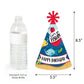 Big Dot of Happiness Let’s Go Fishing - Cone Happy Birthday Party Hats for Kids and Adults - Set of 8 (Standard Size)