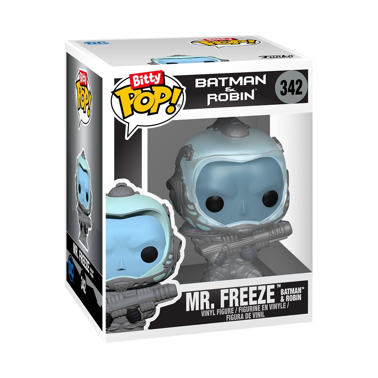 Funko Bitty POP! Batman 85th - Freeze, 4-Pack and A Surprise Mystery Mini Figure - 0.9 Inch (2.2 Cm) - DC Comics Collectable - Stackable Display Shelf