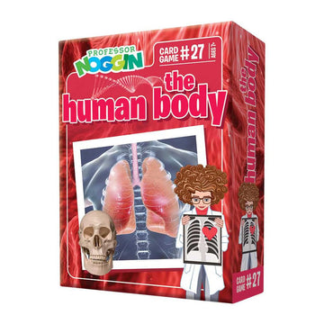 Outset Media Professor Noggin's Human Body Trivia Card Game - an Educational Trivia Based Card Game for Kids - Trivia, True or False, and Multiple