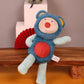 Ninqukico Plush Cute Bear Stuffed Animal Gifts for Kids, Cuddlekins 15Inches, Decorative Cuddly Toy with Mint Scarf, Collectible Room Decor (Blue