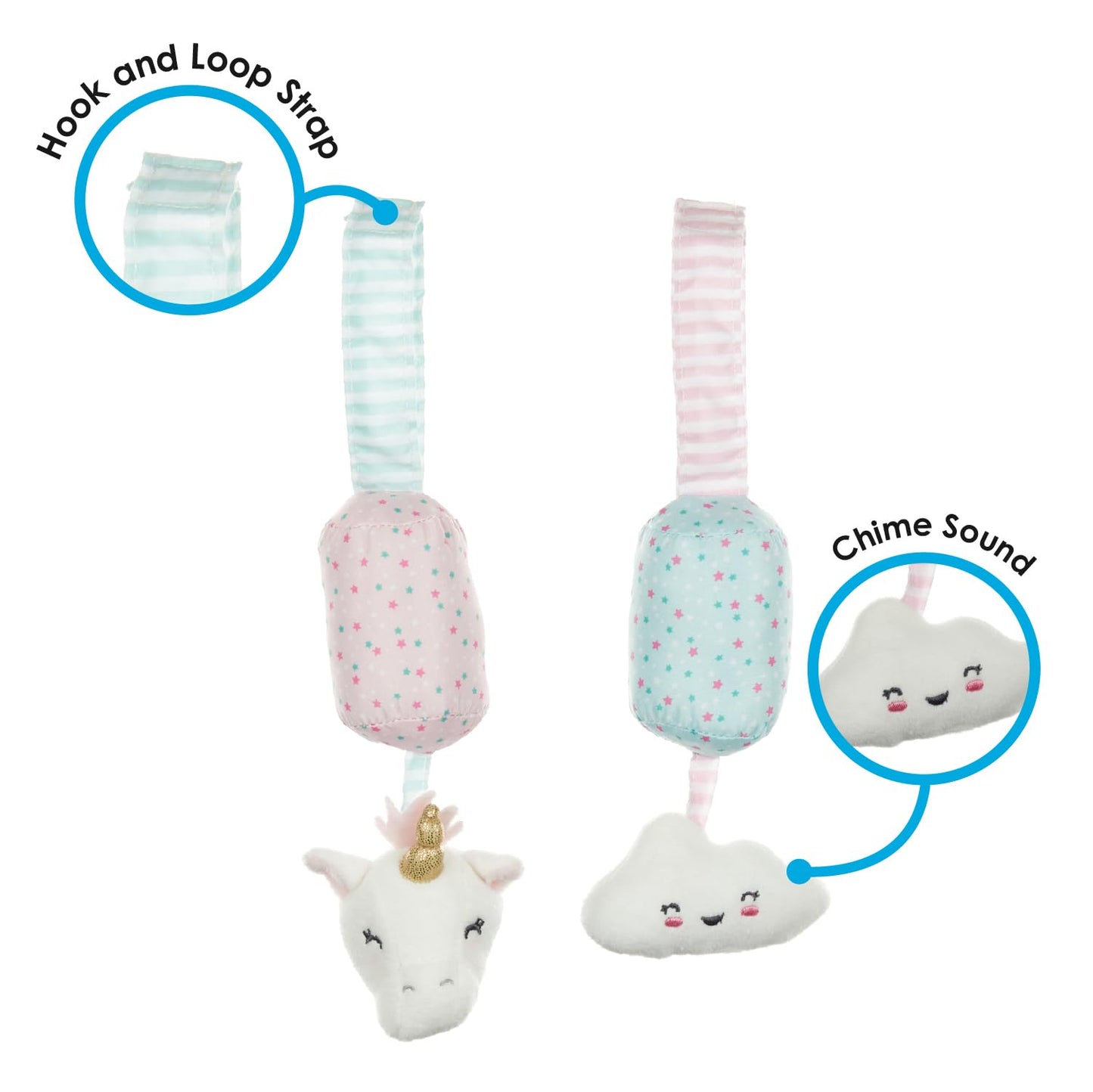 Carter's Cloud & Unicorn Chime Set for Babies