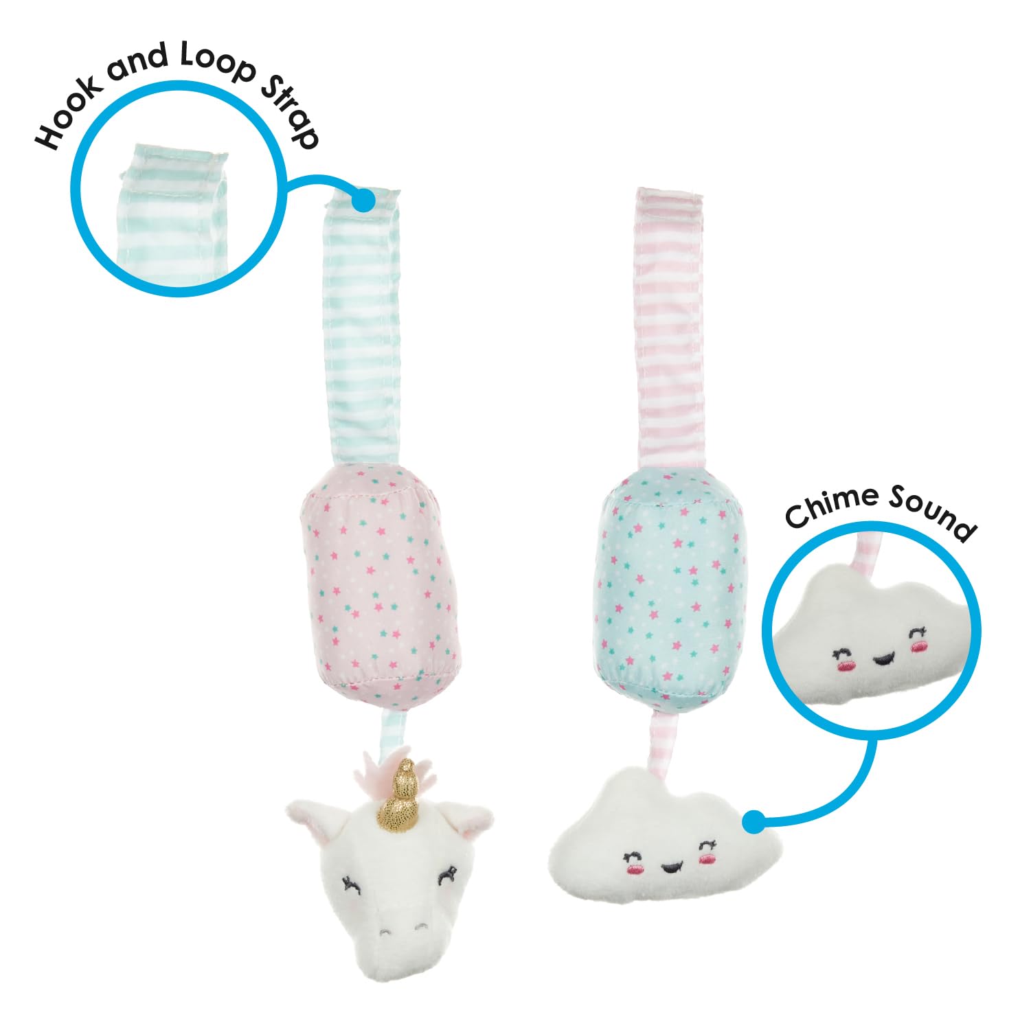Carter's Cloud & Unicorn Chime Set for Babies