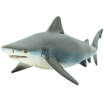 Safari Ltd. Bull Shark Figurine - Realistic 5.75" Hand-Painted Aquatic Figure - Educational Toy For Boys, Girls & Kids Ages 3+