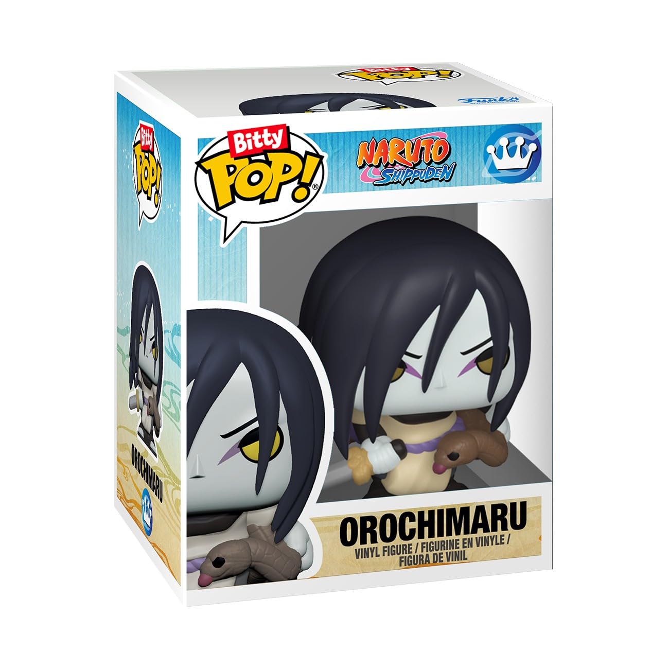 Funko Pop! Bitty: Naruto Shippuden - Minato Namikaze, Orochimaru, Tsunade, and Jiraiya - 0.9 Inch (2.2 Cm) - Anime Collectable - Gift Idea - Stackable