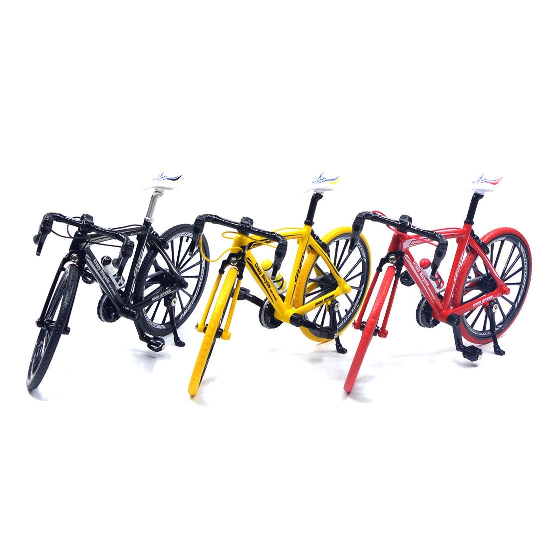 JAMOR Bicycle Model Mountain Bike Toy Racing Toy 1:10 Simulation Bikes Mini Bike Model Zinc Alloy Racing Home Decoration Crafts Miniature Finger