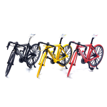 JAMOR Bicycle Model Mountain Bike Toy Racing Toy 1:10 Simulation Bikes Mini Bike Model Zinc Alloy Racing Home Decoration Crafts Miniature Finger