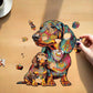 Nestologi Wooden Dachshund Weiner Dog Jigsaw Puzzle 150 Pieces