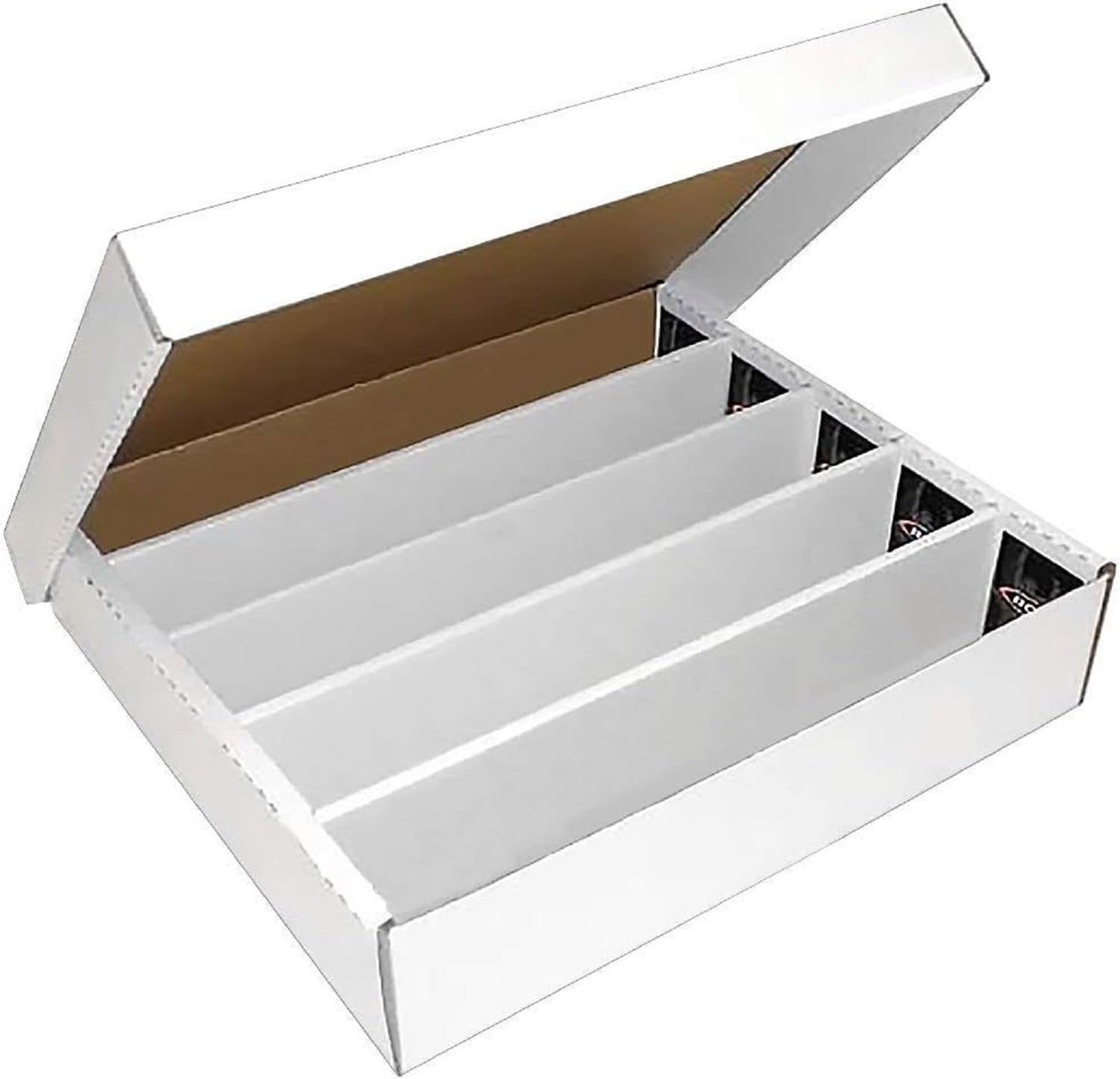 BCW Super Monster 5 Row Trading Card Storage Box - 5ct | Holds 5000 Standard Trading Cards & 7000 Gaming Cards | Card Storage Box for Basketball