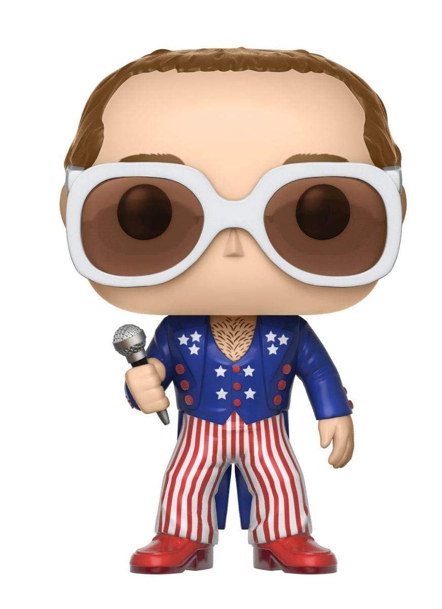 Funko Pop! Rocks: Elton John - Red White Blue Collectoble Figure