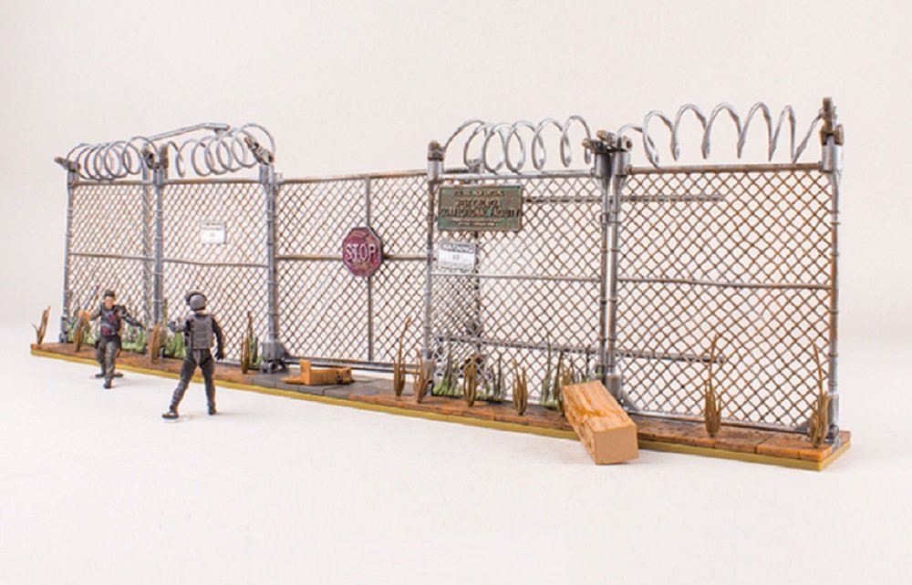 McFarlane Toys The Walking Dead AMC TV Series Prison Gate & Fence Building Set #14556 192 pcs
