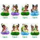 8Pcs Princess Frog Table Centerpieces Birthday Party Supplies Double Side Table Decorations for Tiana Party Decorations