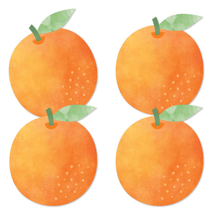 Big Dot of Happiness Little Cutie Clementine - Decorations DIY Orange Citrus Baby Shower or Birthday Party Essentials - Set of 20