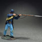 W. Britain American Civil War 31411 Union Corporal Standing Firing Rifle 1:30 Scale Metal