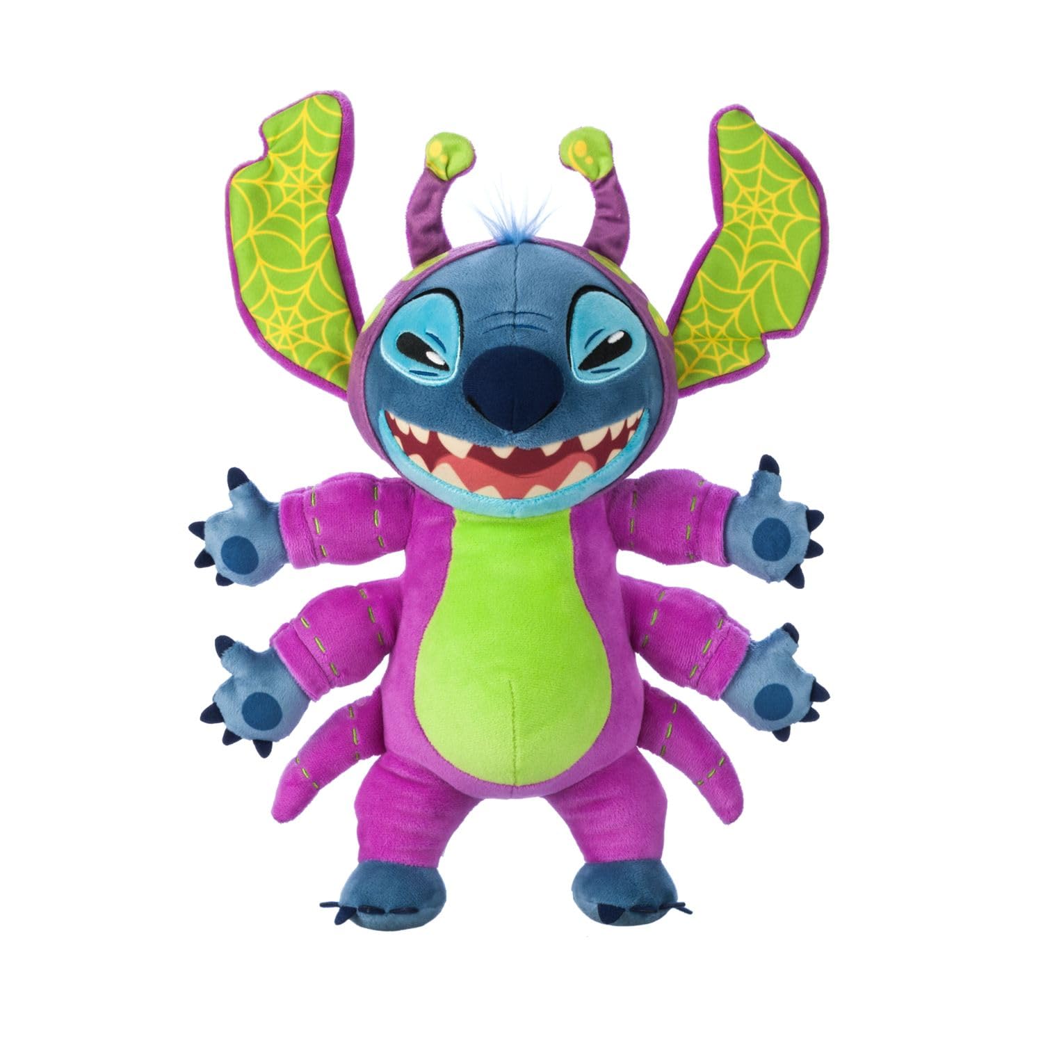 Disney Store Official Stitch Toys Medium 15 Inch Plush - Halloween Decor, Cute Stitch Plush for Kids, Decorations