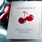 Cherry Casino Reno Red Playing Cards Poker Size Deck USPCC Custom Limited