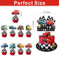 25 Pcs Cake Topper and Cupcake Toppers Set Birthday Party Supplies for C Birthday Decorations