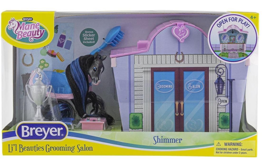 Breyer Shimmer Grooming Salon Lil Beauty 7431, Multicolor
