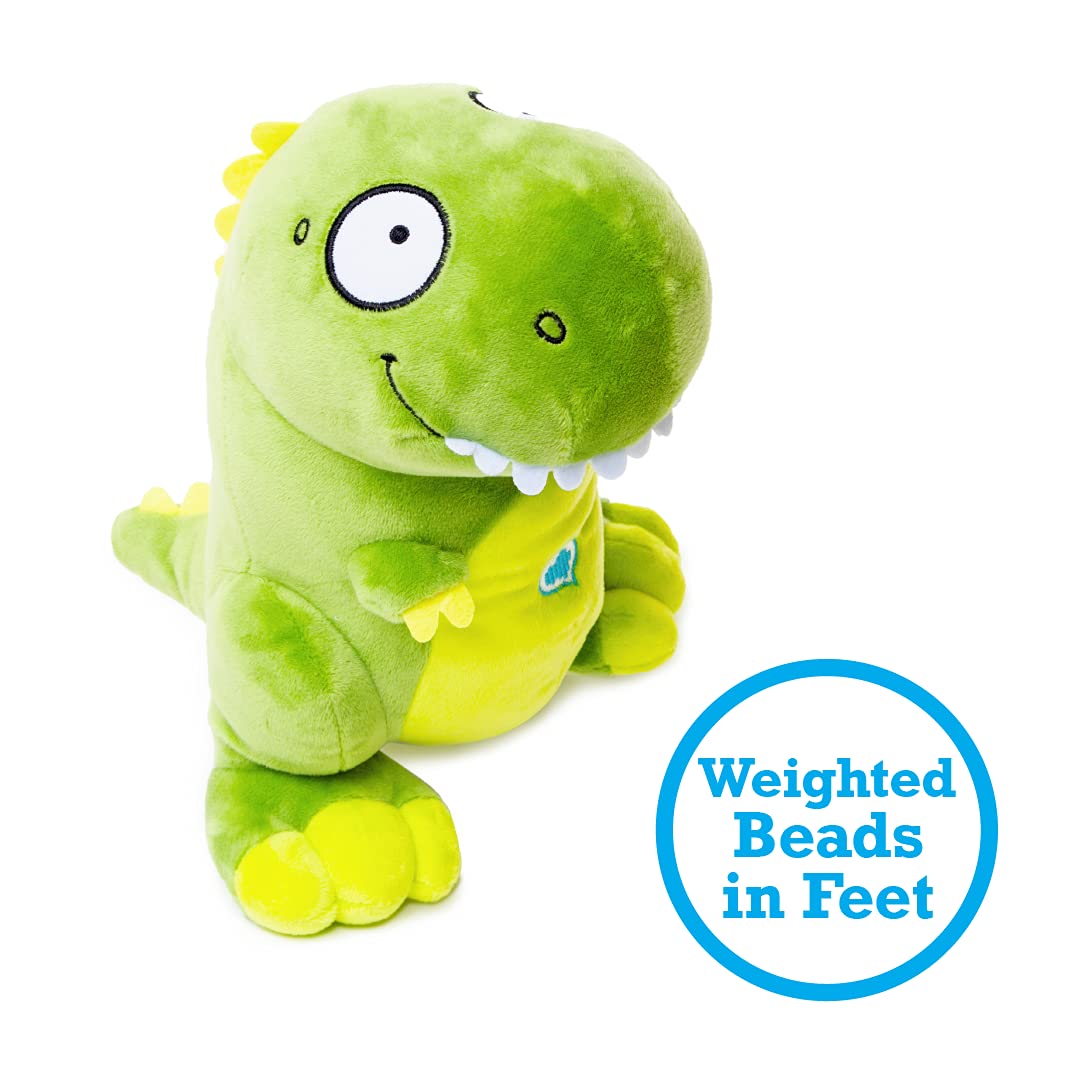 Mighty Mojo Silly Sounds Plush Talking Stuffed Animal - Makes Over 20 Silly Sounds - Burps, Farts and Roars - 10 Inches (Dinosaur)