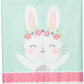 Creative Converting Party Supplies, Bunny Party Plastic Tablecloth, Tablecover, Multicolor, 102in X 54In