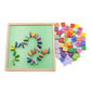 MERRYHEART Wooden Math Learning Board Toy, Montessori 1-100 Consecutive Numbers Wooden Hundred Digital Board, Educational Game for Kids with Storage