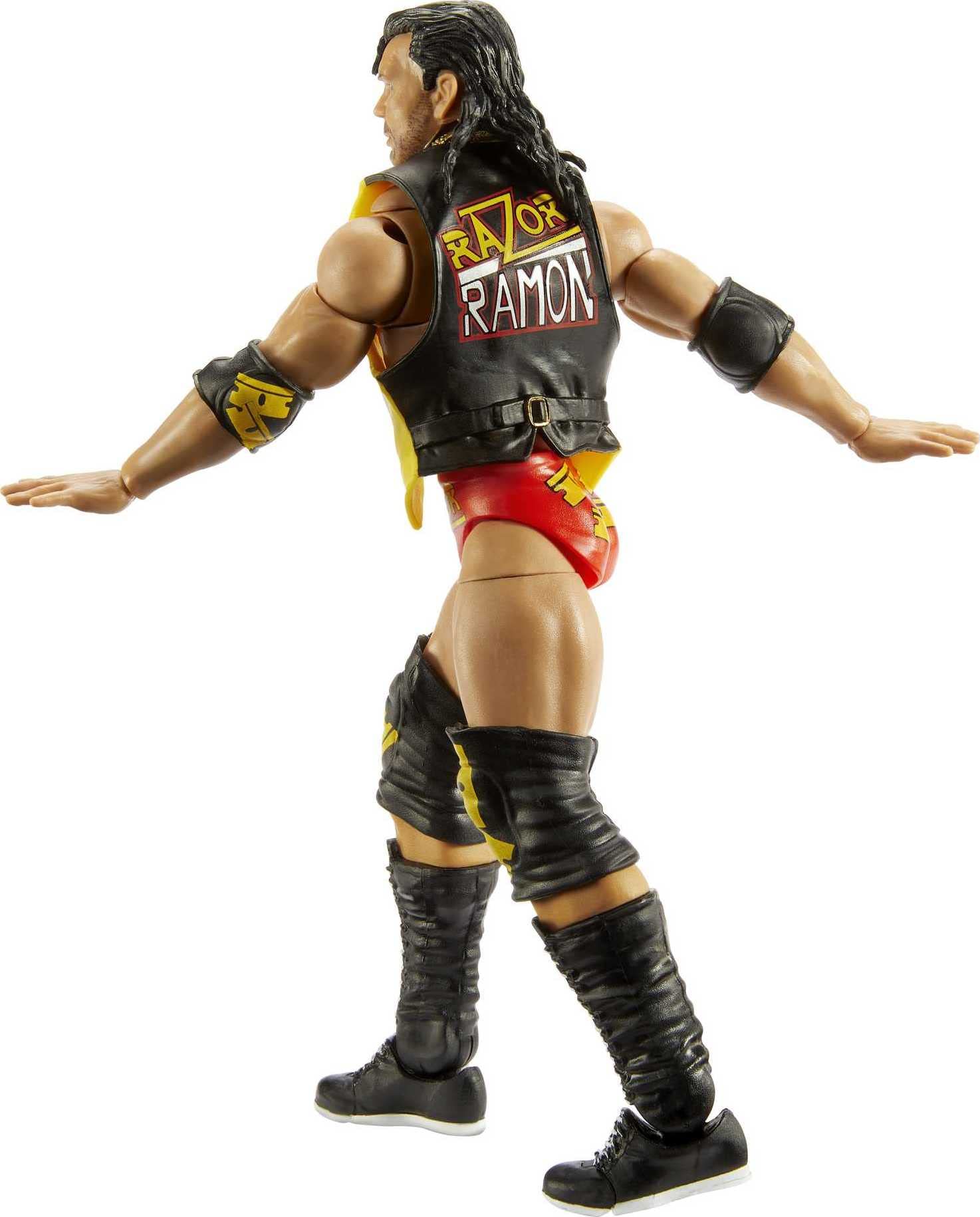 Mattel WWE Razor Ramon Ultimate Edition Action Figure, Deluxe Articulation & Life-Like Detail, Interchangeable Accessories, 6-in