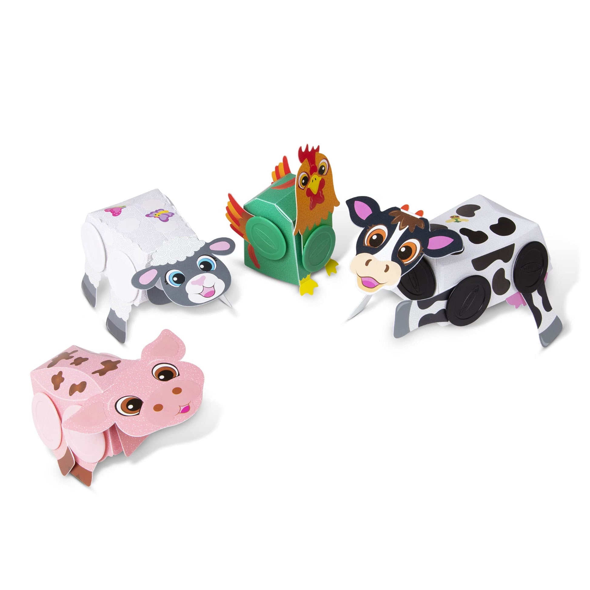 Melissa & Doug Snap It! Beginner Craft Kit - Barnyard