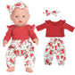 Sweet Dolly New Born Baby Doll Clothes, Coat, Pajamas, Bodysuits Outfits for 14 Inches to 18 Inches Dolls, 15 Inch Baby Dolls, 10 PCs in Total Clothes