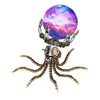 Wooptoothy 3D Metal Puzzle Model Kit - 1060 Pieces Mechanical Octopus Base with Light, Assembly DIY Steampunk Puzzle Collection Ornament Decoration
