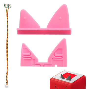NUOGELIYA Replacement for Toniebox Alternative Cable for Toniebox Contains Electronic Buttons Replacement Cable and Ear (Cable+Pink Ear)