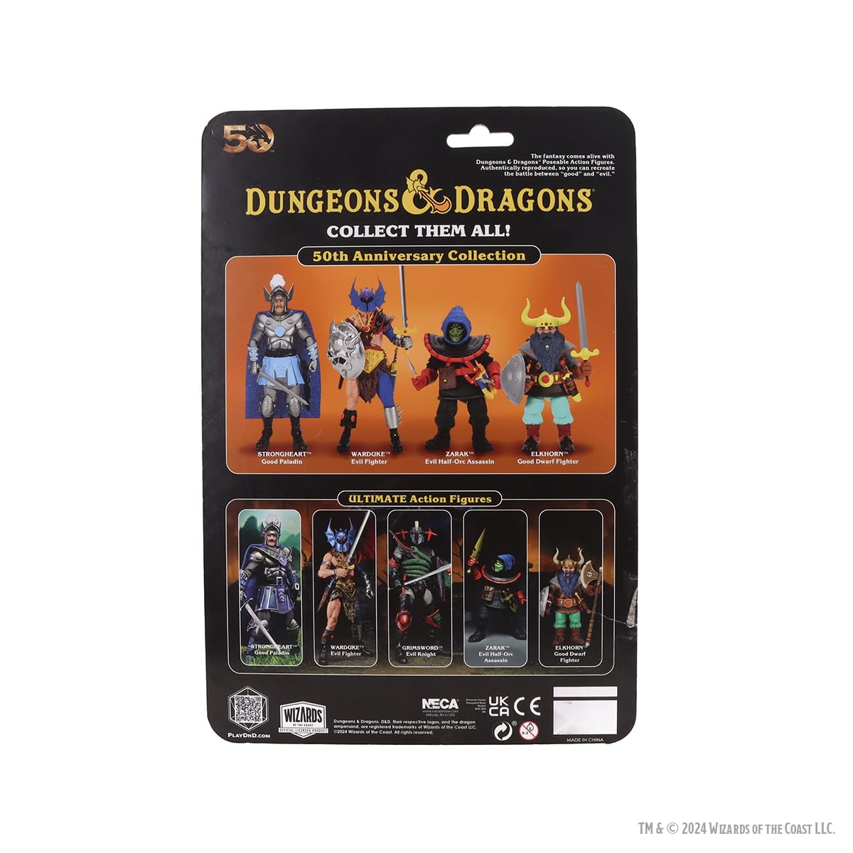 WizKids Dungeons & Dragons 7” Scale Action Figure - Limited 50th Anniversary Edition Zarak Figure
