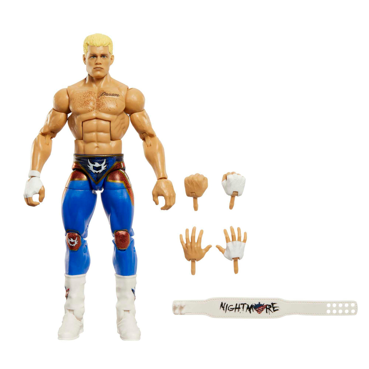 Mattel WWE Cody Rhodes Elite Collection Action Figure, Deluxe Articulation & Life-like Detail with Iconic Accessories, 6-inch