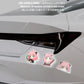 Anya Sticker High Reflective Anya Vinyl Sticker Kawaii Car Decals Cute Waterproof Vinyl Anime Car Decor, Night Glow Safety Sticker Diamond Grade High