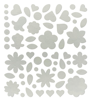 Roylco Blots of Flowers - Pre-Cut Blank Floral Shapes for Classroom Crafts & Learning Activities, Unique Blot Paper for Watercolor & Marker Art - Easy