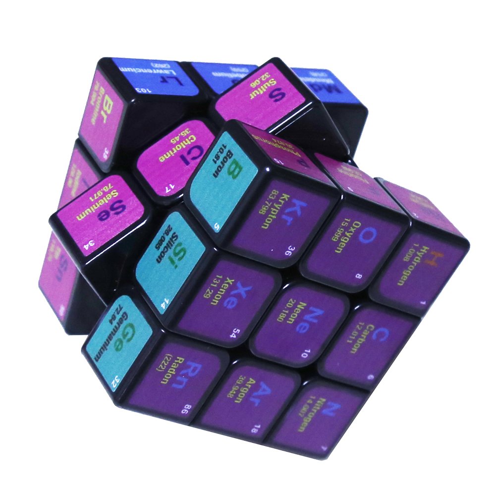 Periodic Table 3x3 Speed Cube Puzzle Magic Cube Toy